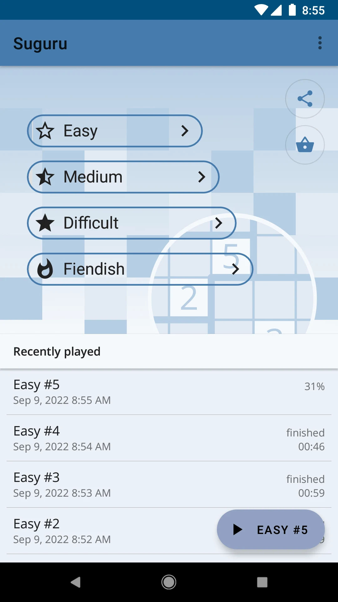 Suguru: Logic Puzzles screenshot